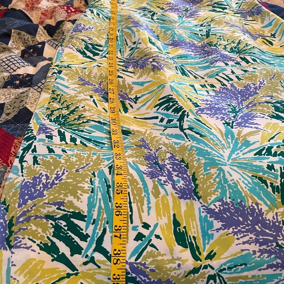 SILK Impressionist Floral / Tropical Print Sheath | 8 | Talbots | EUC - Picture 7 of 9